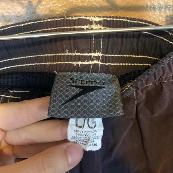 Speedo Vintage Purple Swim Trunks Size L - Picture 3 of 8